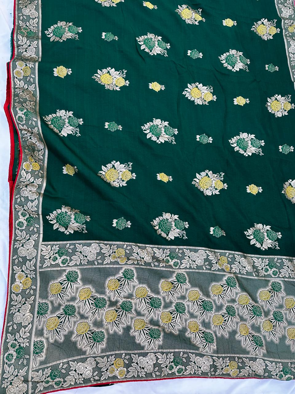 Pure Dolla Silk Hand Woven Zari Work Best Quality Saree With Blouse BFSMJ125