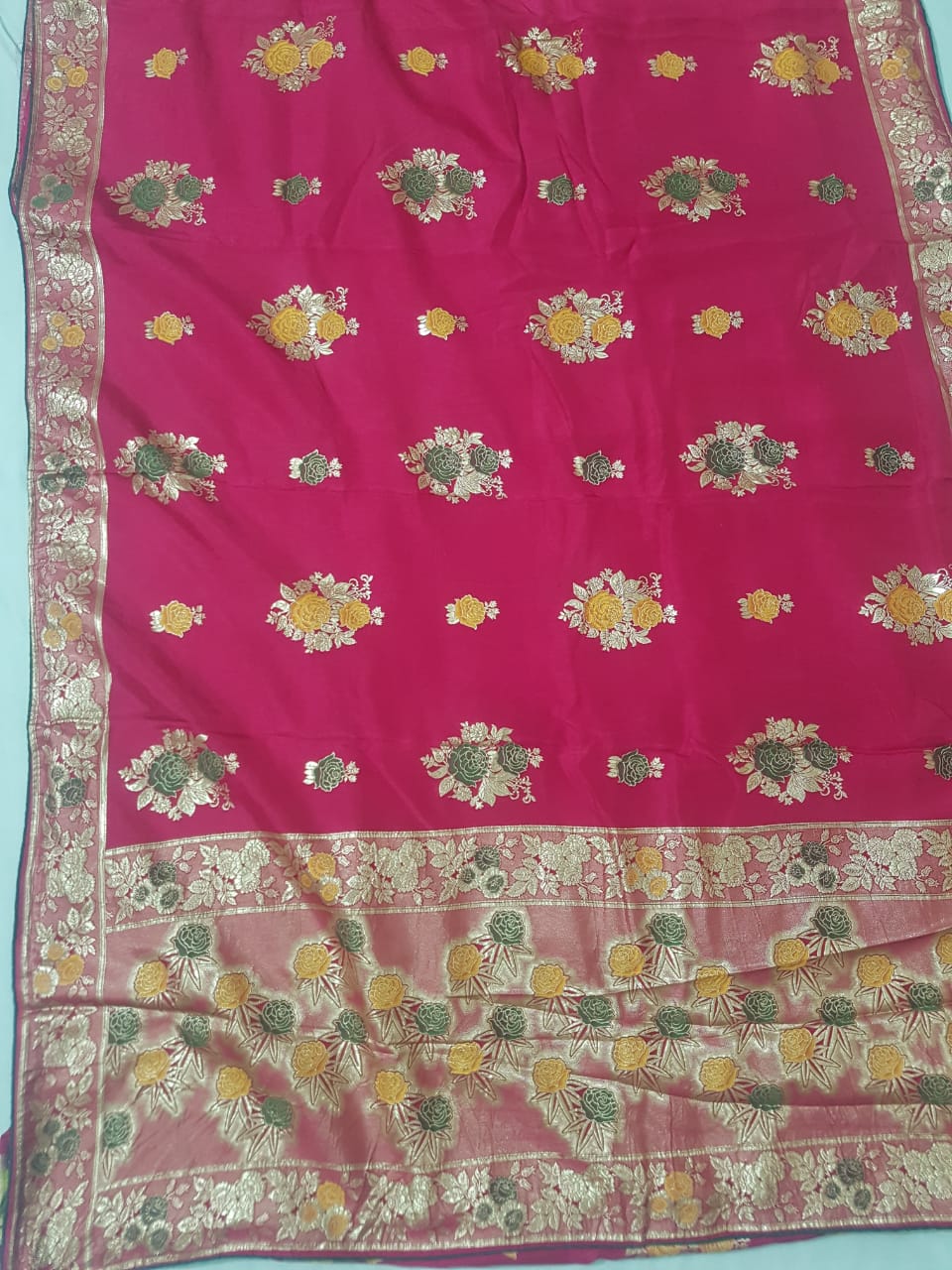 Pure Dolla Silk Hand Woven Zari Work Best Quality Saree With Blouse BFSMJ132