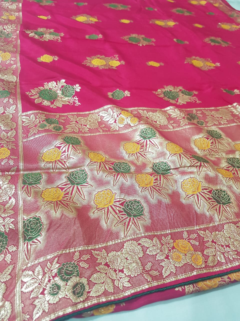 Pure Dolla Silk Hand Woven Zari Work Best Quality Saree With Blouse BFSMJ132
