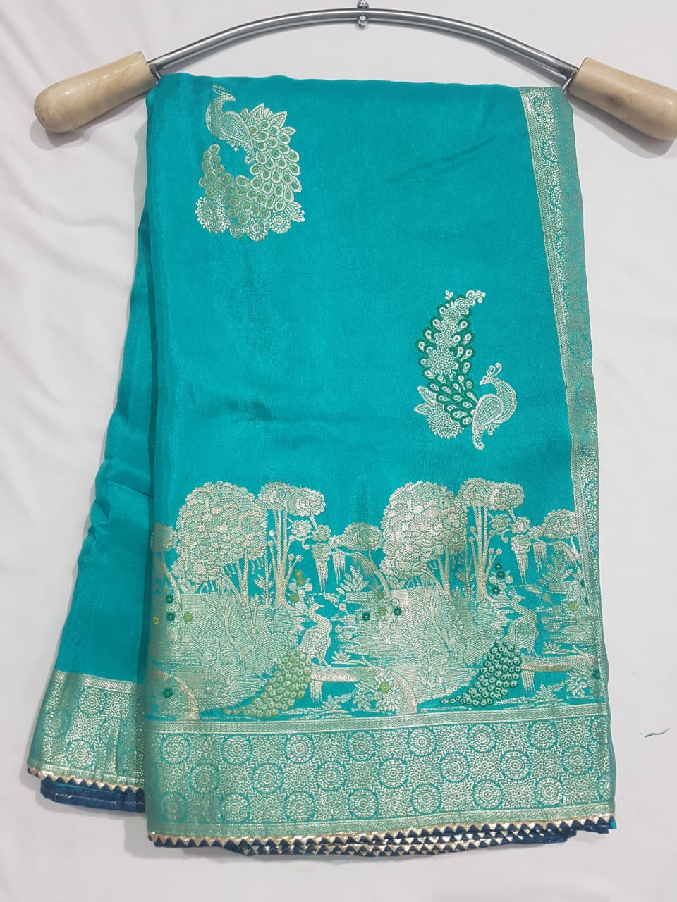 Pure Dolla Silk Banarasi Zari Work Best Quality Saree With Blouse  - BFSLB13