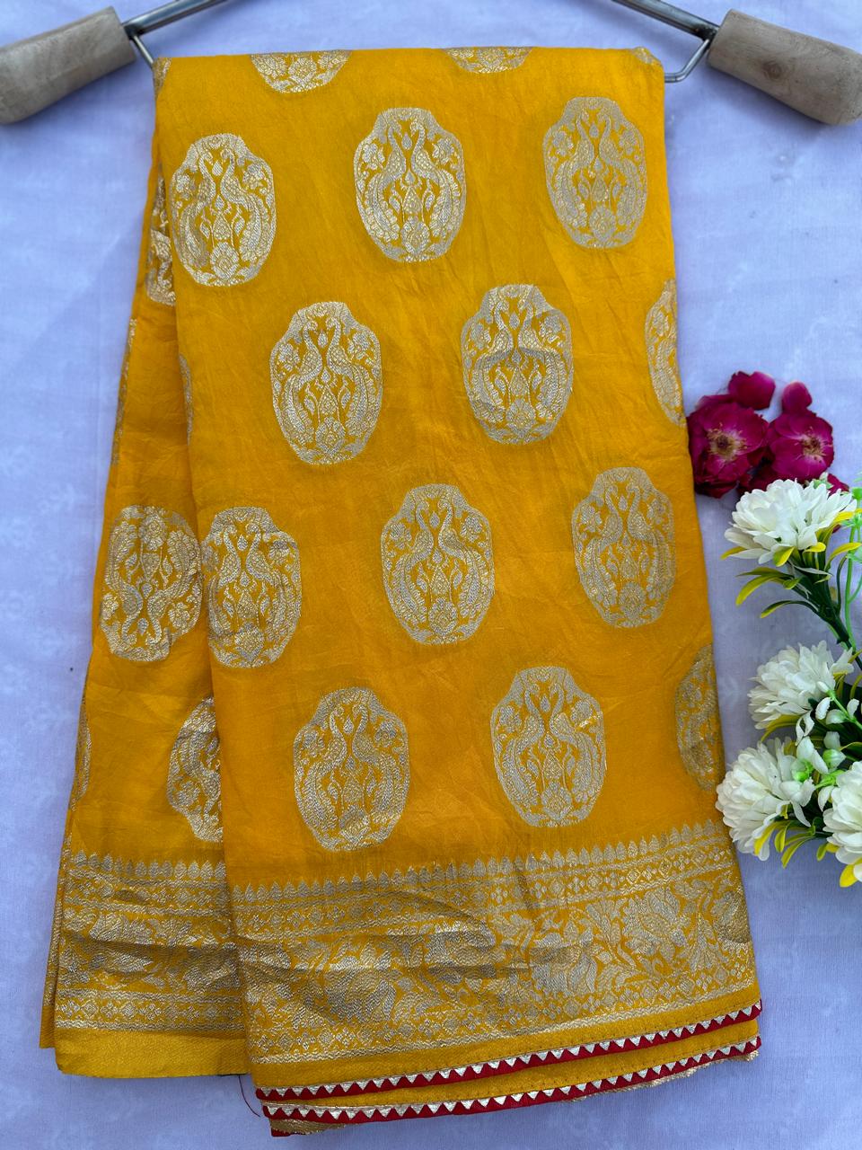 Dolla Silk Saree Hand Woven Zari Work Best Quality Saree With Blouse BFSLB22