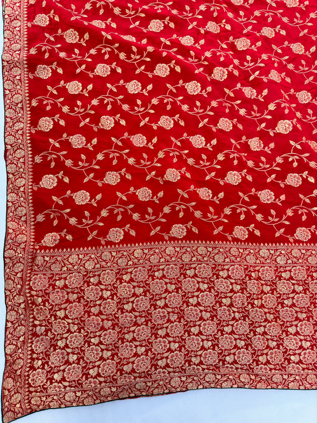 Pure Dolla Silk Hand Khaddi Work Treditional Banarasi Best Quality Saree With Blouse BFSMJ140