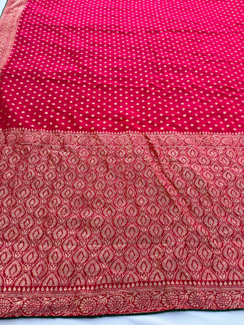 Pure Dolla Silk Hand Khaddi Work Treditional Banarasi Best Quality Saree With Blouse BFSMJ141