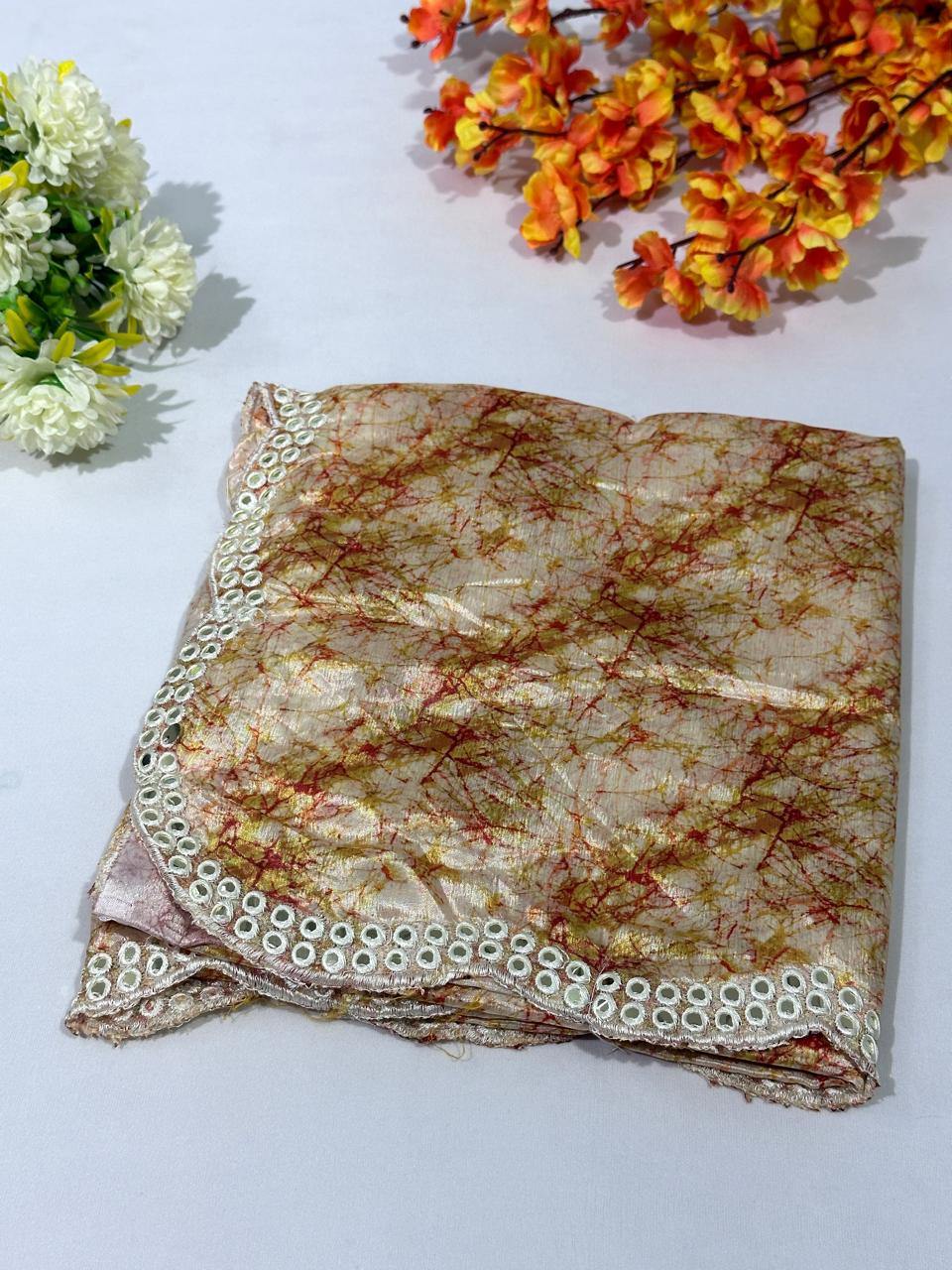 Crape Silk Digital Print Saree - BFSLA46