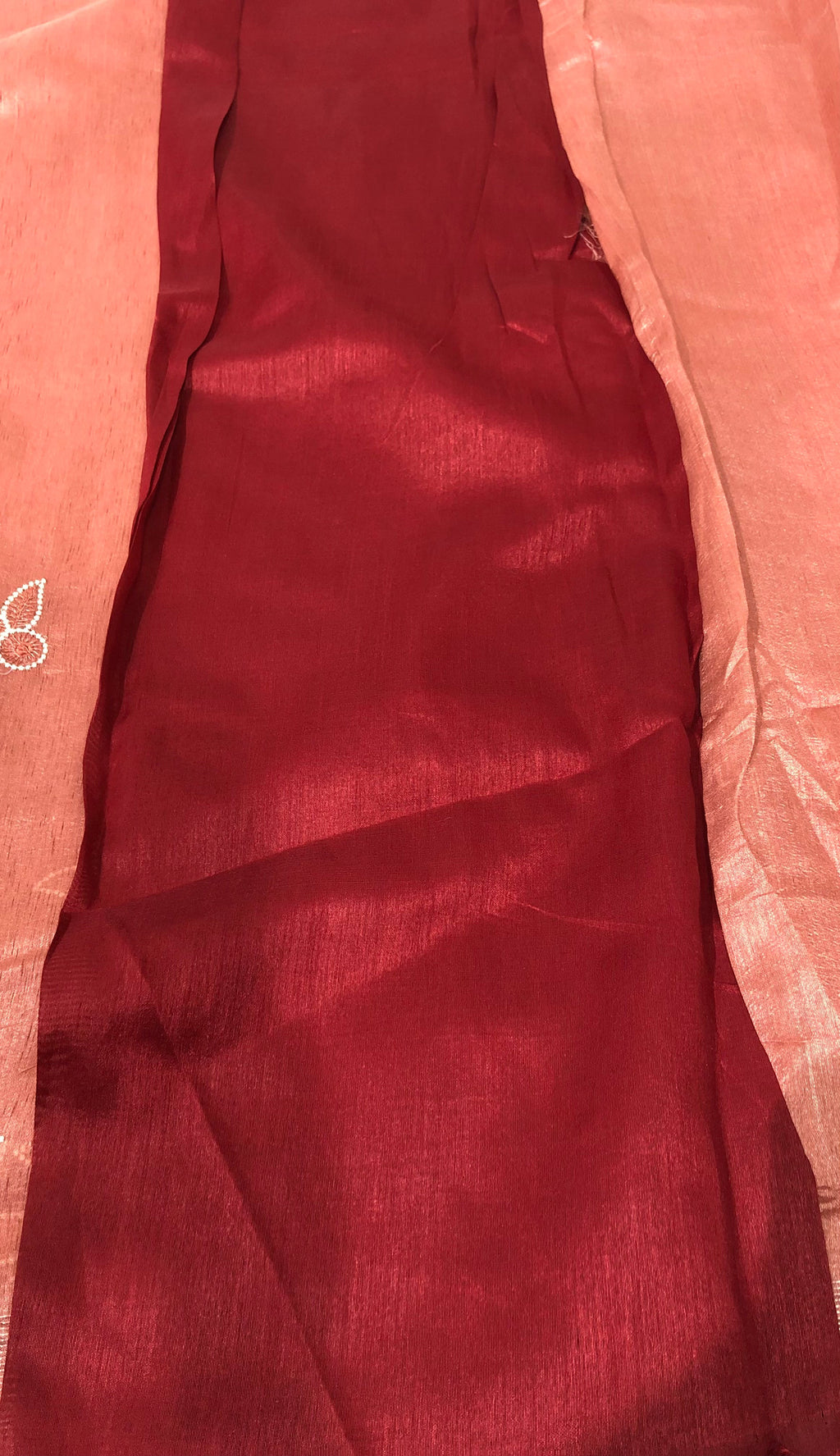 Synthetic Cotton Embroidery Saree - BFSLA32