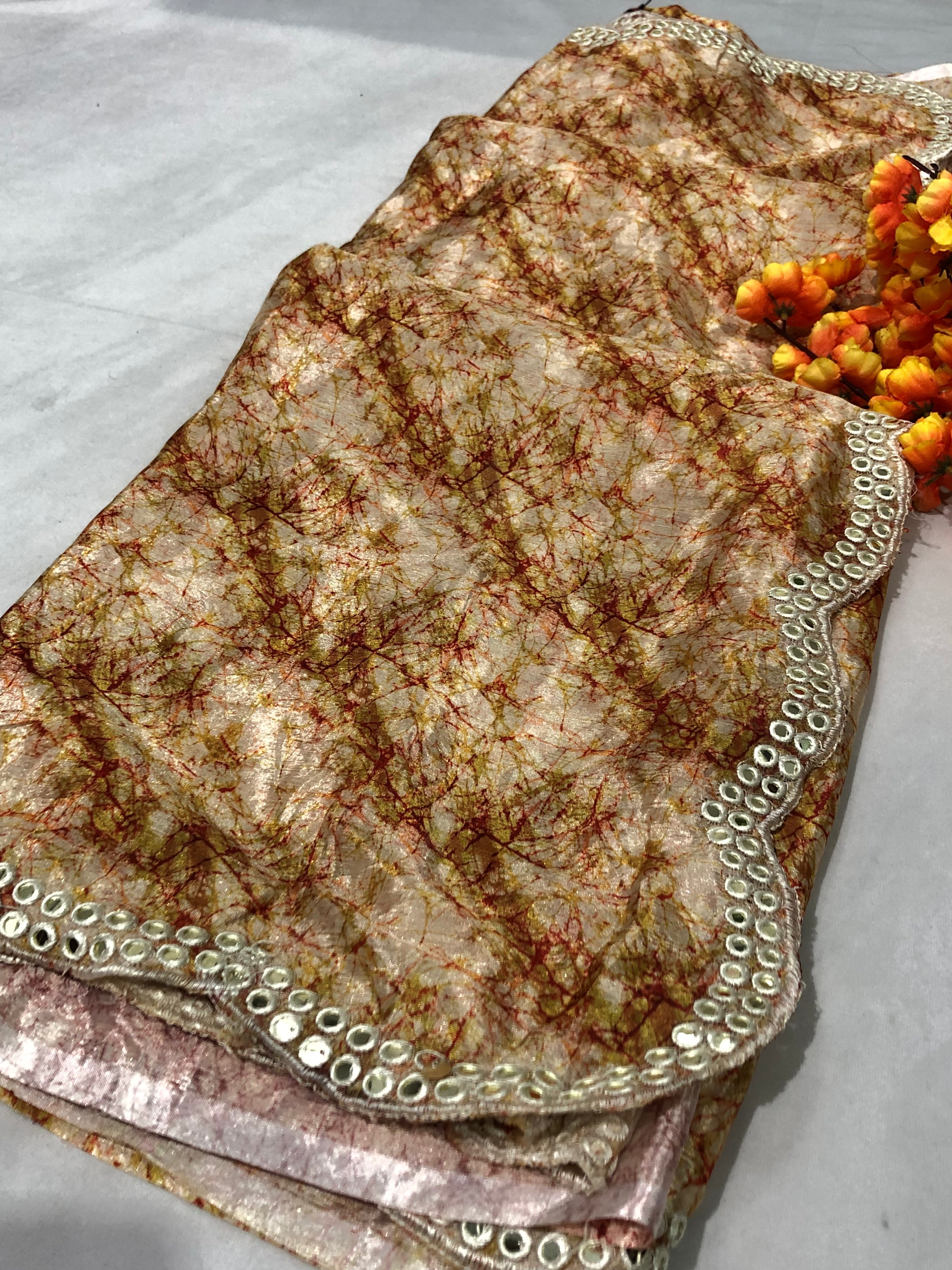 Crape Silk Digital Print Saree - BFSLA46