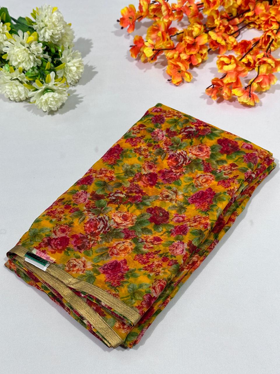 Nazmeen Chiffon Saree - BFSLA98