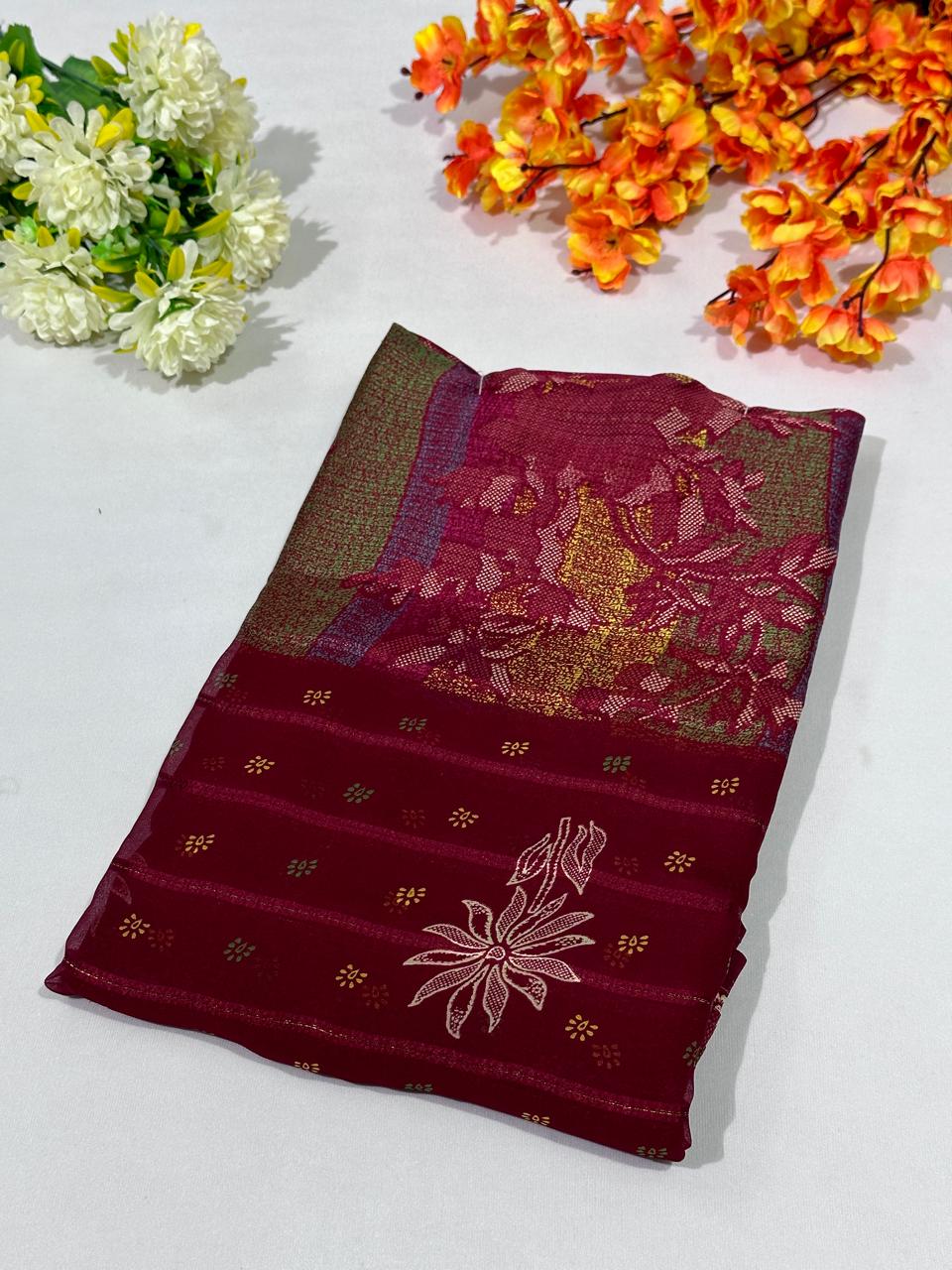 Best Quality Printed Georgette Saree - BFSLA79