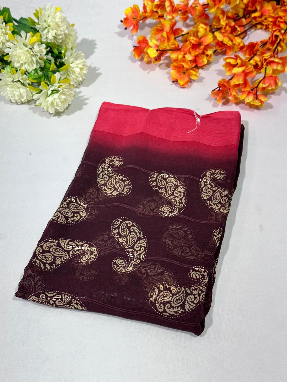 Best Quality Printed Georgette Saree - BFSLA81