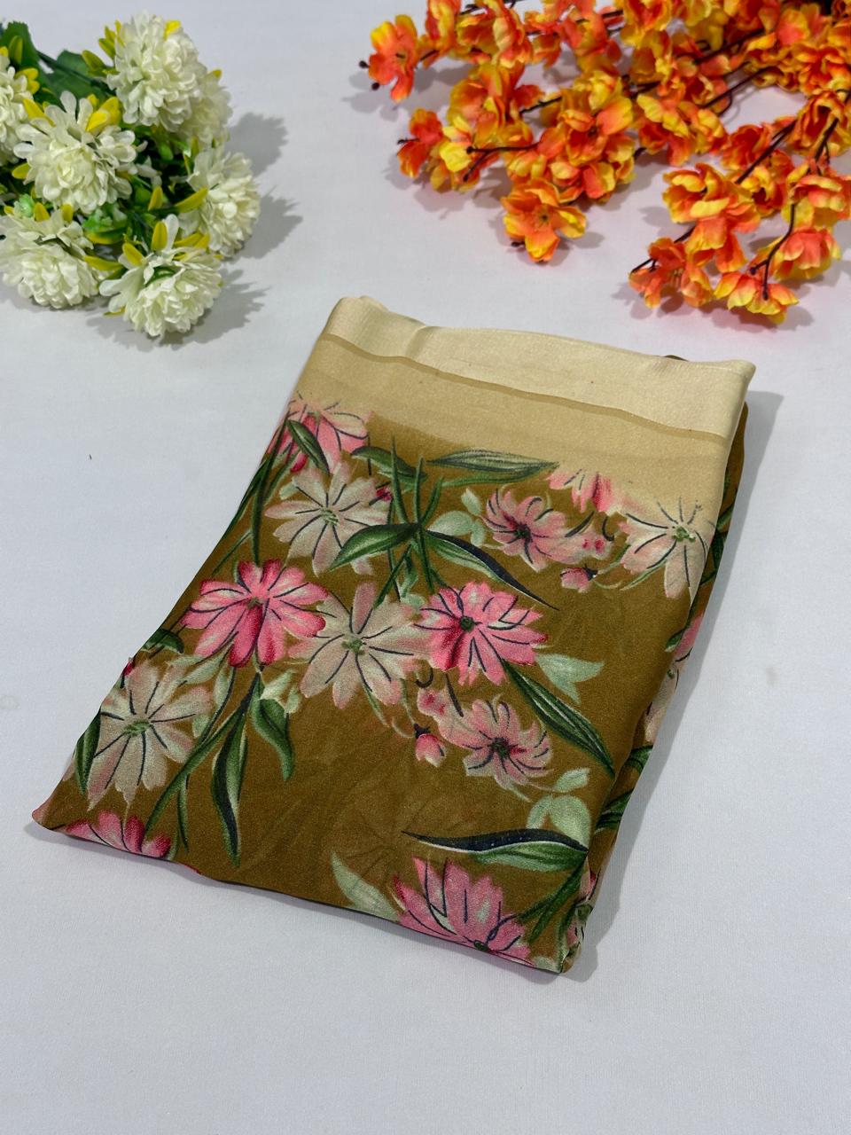 Best Quality Printed Georgette Saree - BFSLA72