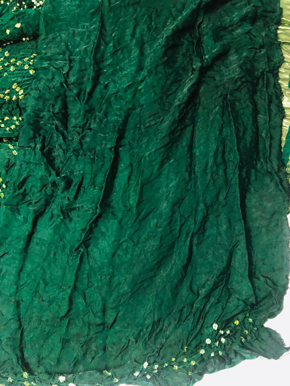 Pure Gajji Silk Bhandni Saree - BFSLA106