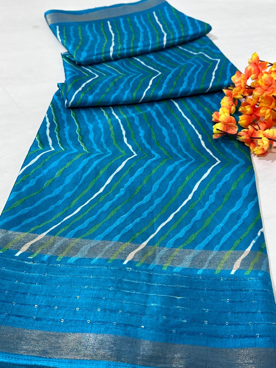 Cotton Printed Saree - BFSLA40