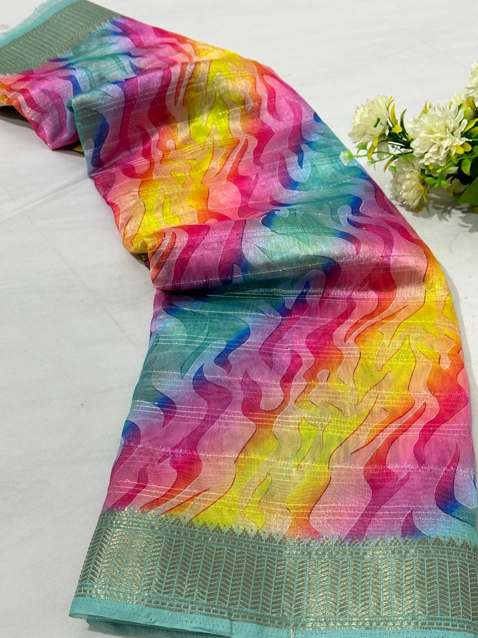 Cotton Printed Saree - BFSLA38