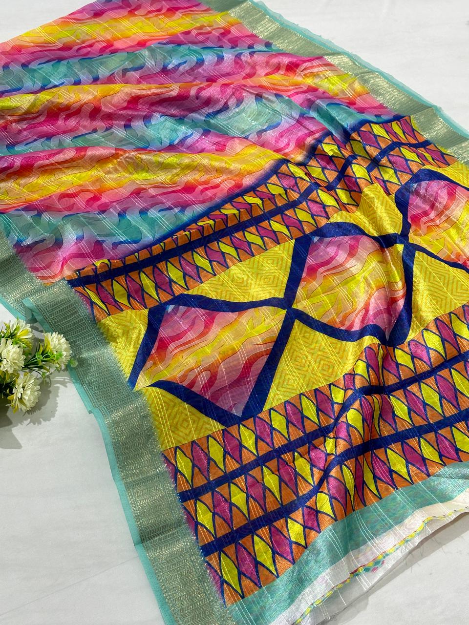 Cotton Printed Saree - BFSLA38