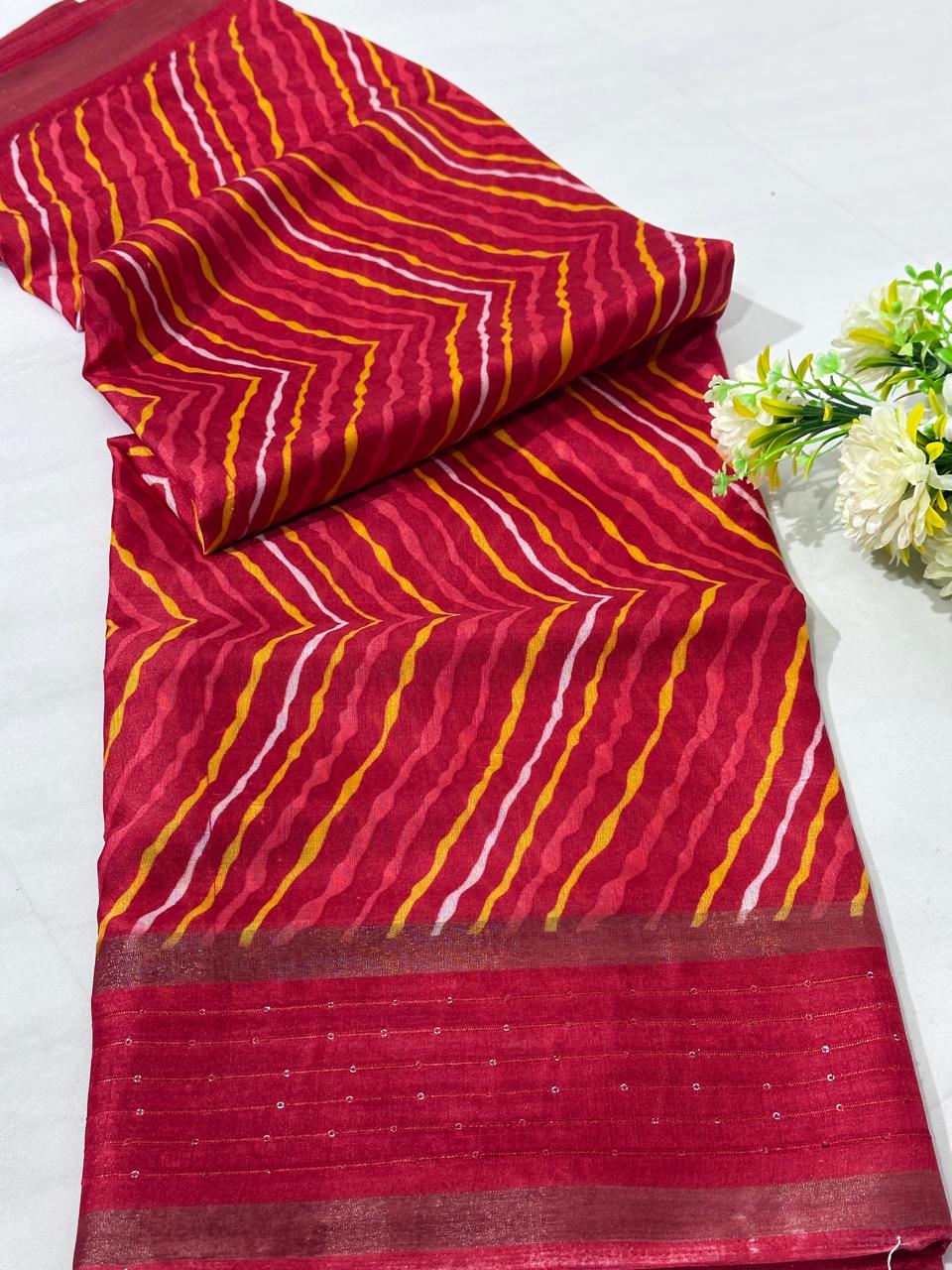 Cotton Printed Saree - BFSLA41