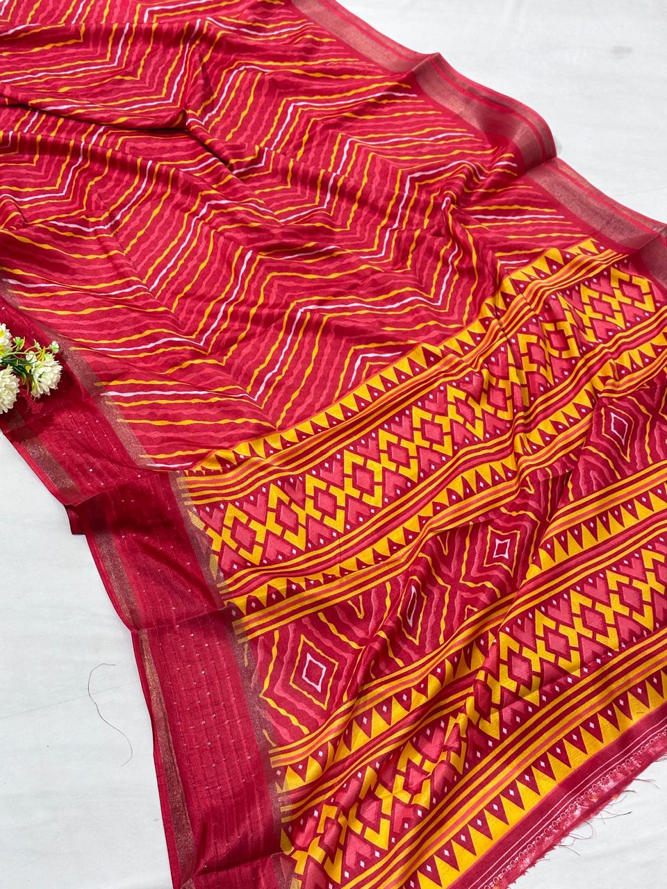 Cotton Printed Saree - BFSLA41