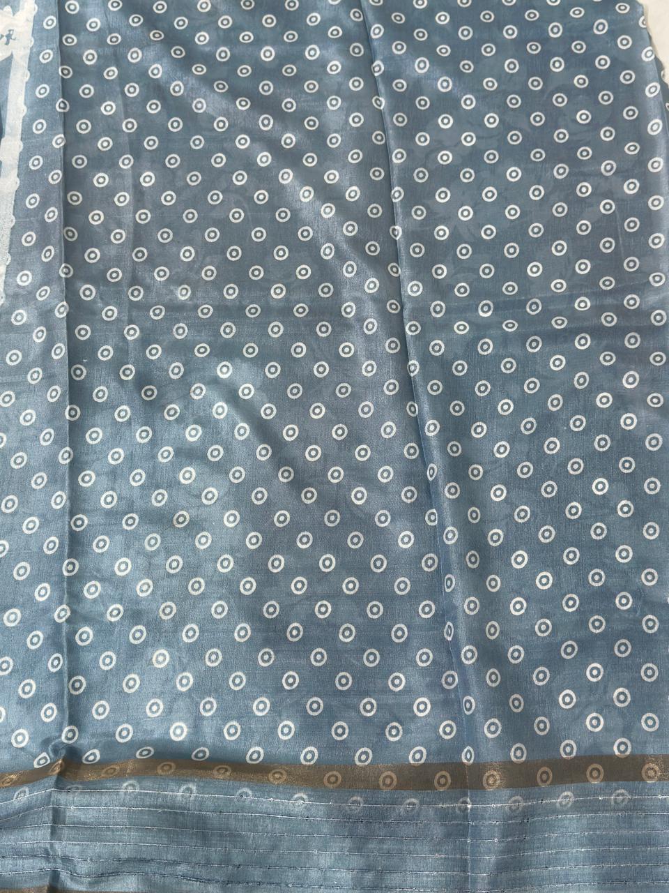 Cotton Printed Saree - BFSLA36