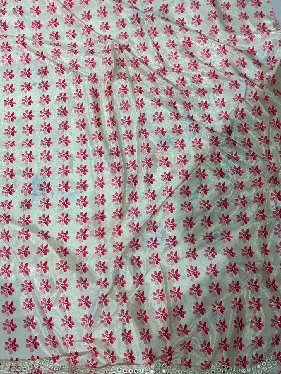 Crape Silk Digital Print Saree - BFSLA47