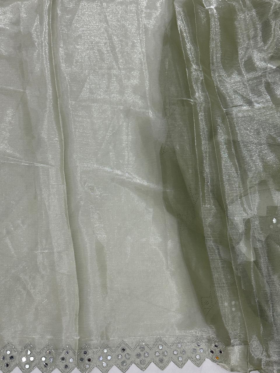 Jimmy Choo Hand Work Lace Party Wear Saree - BFSLA58