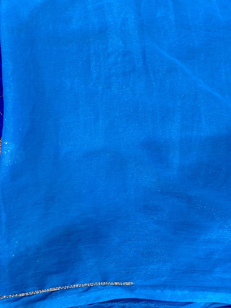 Hand Work Chiffon Lahriya Saree - BFSLA65