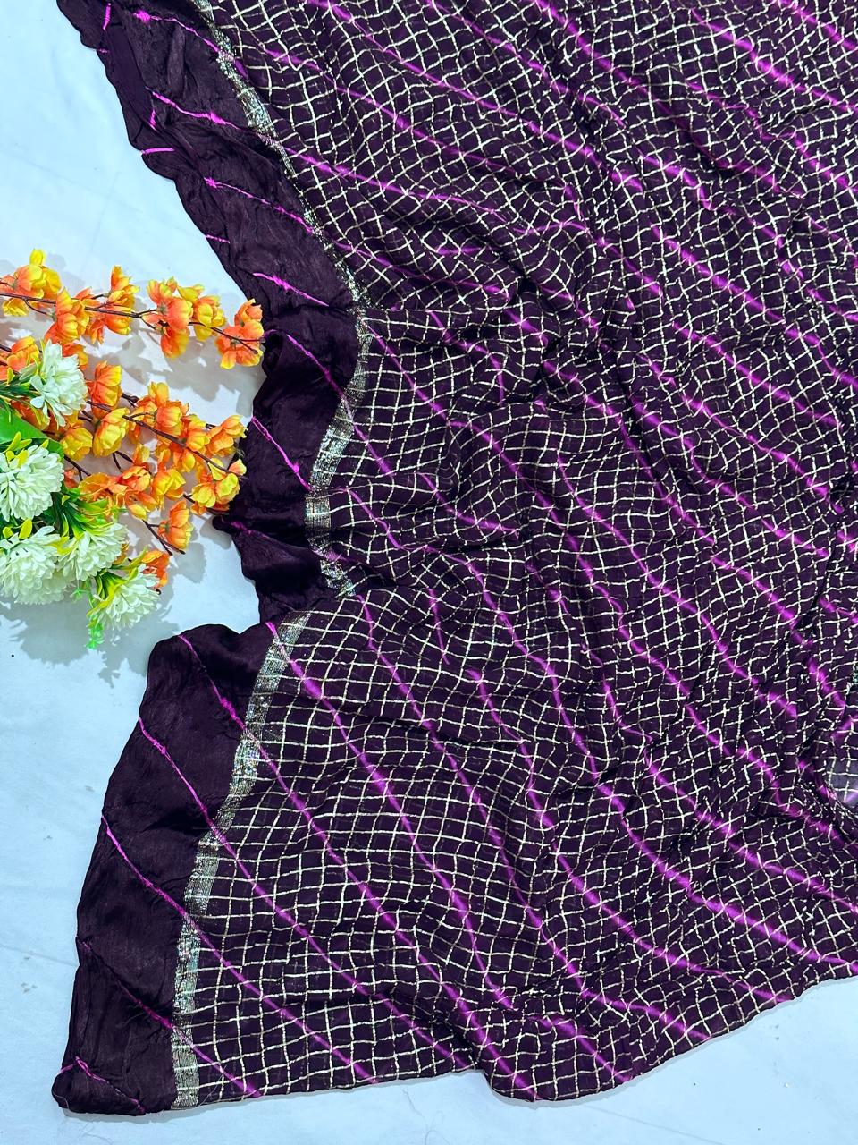 Viscose Lahriya Saree - BFSLA67