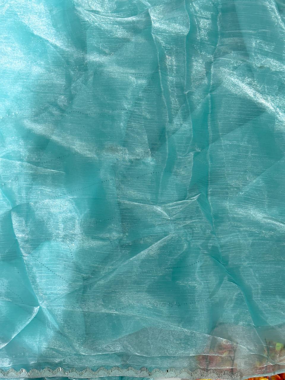 Jimmy Choo Hand Work Lace Party Wear Saree - BFSLA55