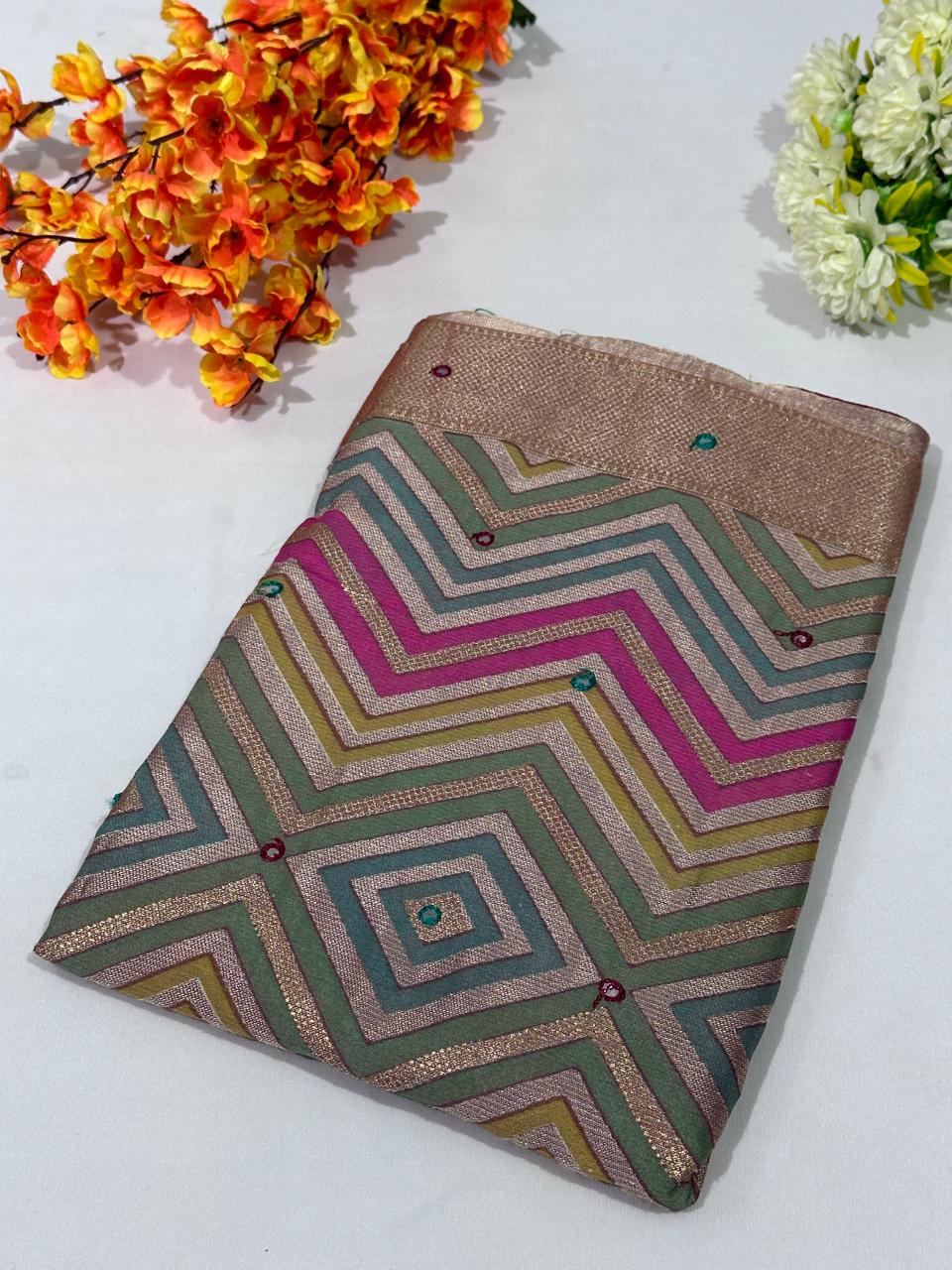 Brasson Saree with Border