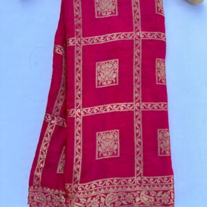 Best Quality Rani Pink Garchola Saree
